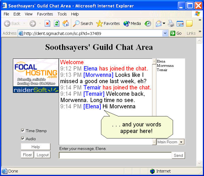 Chatting